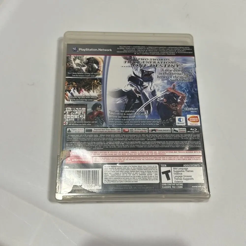 Soulcalibur V PS3 Sony PlayStation 3 USED